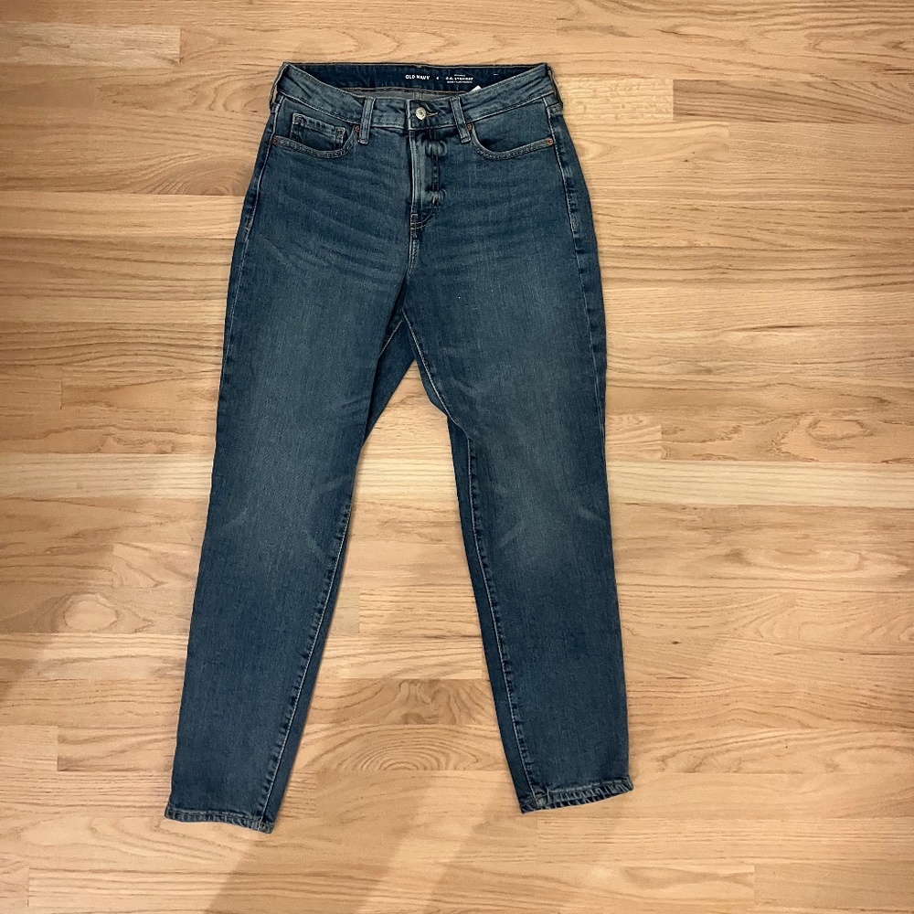 High-Waisted OG Straight Ankle Jeans for Women